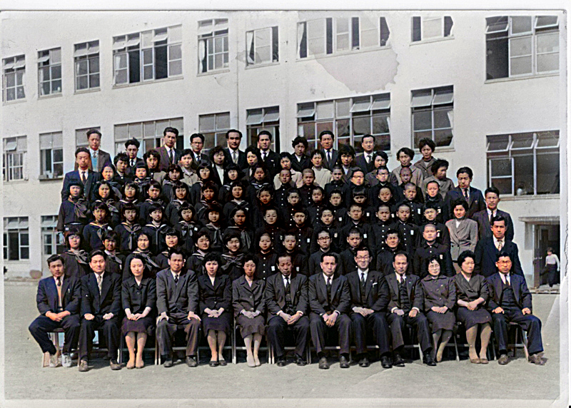 昭和35年卒業記念6-1組